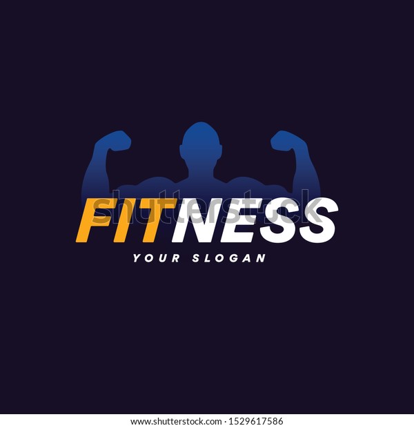 Modern Creative Fitness Logo Vector Stock Vector Royalty Free 1529617586