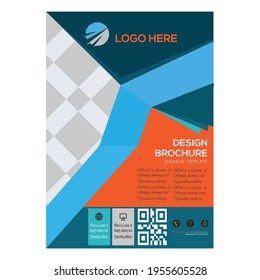Modern creative flyer design vector