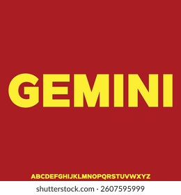 Modern creative futuristic alphabet display font vector. Unique expanded technology typography style