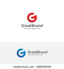 modern and creative G letter logo design template
