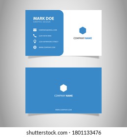 Modern Creative Geometric and Clean Business Card Vector Template.
