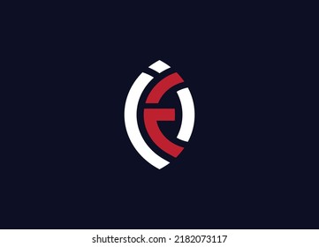 Diseño y plantilla de logotipo de forma geométrica IF creativa y moderna. Las iniciales del icono IF se basan en Monograma y Letras en vector.