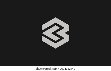 Modern creative geometric shaped LB BL L B artistic minimal black and golden color initial based letter icon logo
