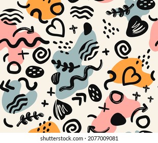 Moderner, kreativer, abstrakter Hintergrund organischer Formen