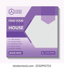 Modern Creative House for Sale Post Templates | Design the Perfect Real Estate Listings to Attract Buyers