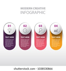 Modern creative infographic