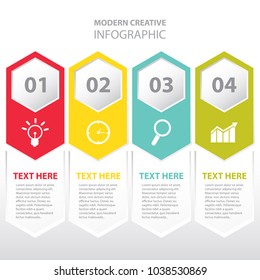 Modern creative infographic