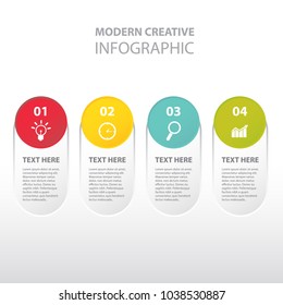 Modern creative infographic