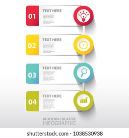Modern creative infographic