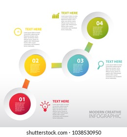 Modern creative infographic