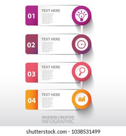 Modern creative infographic