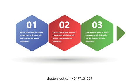 Modern and creative infographics made in the form of a vector template. Bright colors and abstract design elements are used. For use in presentations, web design and reports. Simple and clear.