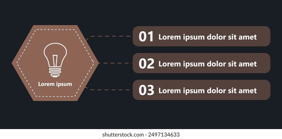 Infografía moderna y creativa realizada en forma de Plantilla de Vector. Se utilizan colores brillantes y Elementos de diseño abstractos. Para uso en presentaciones, Diseños web e informes. Sencillo y claro.