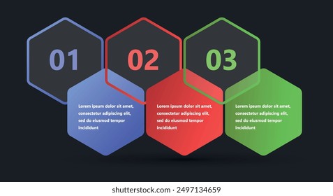 Modern and creative infographics made in the form of a vector template. Bright colors and abstract design elements are used. For use in presentations, web design and reports. Simple and clear.