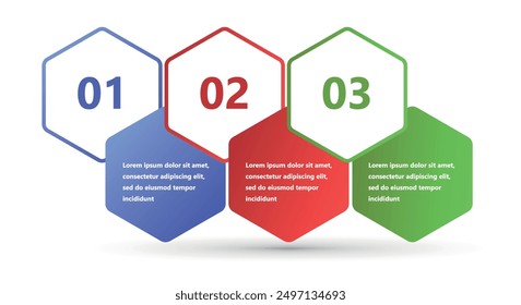 Modern and creative infographics made in the form of a vector template. Bright colors and abstract design elements are used. For use in presentations, web design and reports. Simple and clear.