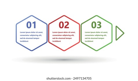 Modern and creative infographics made in the form of a vector template. Bright colors and abstract design elements are used. For use in presentations, web design and reports. Simple and clear.