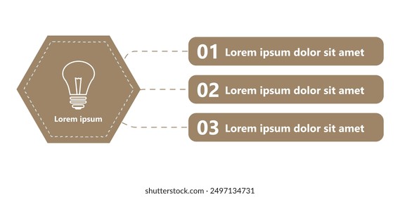 Infografía moderna y creativa realizada en forma de Plantilla de Vector. Se utilizan colores brillantes y Elementos de diseño abstractos. Para uso en presentaciones, Diseños web e informes. Sencillo y claro.
