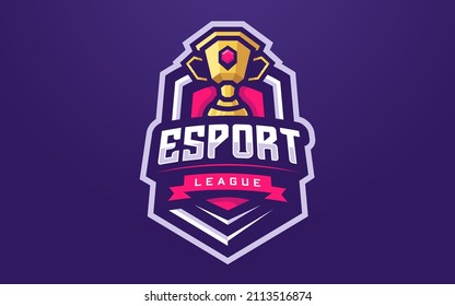 Modern And Creative Isolated Esports Tournament Badge Logo Vector For Gaming League Or Sports Team