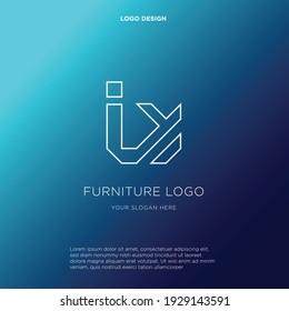 Modern creative IY Logo Design and template. IY icon initials based Monogram and Letters in vector.