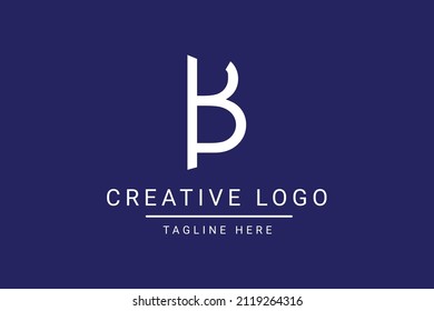 Modern creative letter B vector logo design. Minimalist B Luxury monogram initial based icon. B initials based Template and Letters in vector.