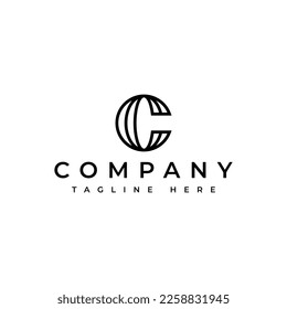 modern and creative letter C logo design