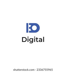 Modern and Creative Letter D Logo Vector Template Abstract Monogram Symbol