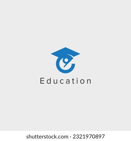 Modern creative letter G education and academy logo concept - Vector.