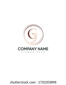 Modern creative letter G logo template, vector logo for business and company identity 