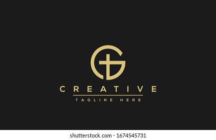 Modern creative letter G vector logo design. Minimalist G Luxury monogram initial based icon.