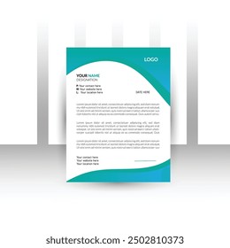 Plantilla de diseño de cabeza de letra creativa moderna