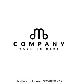 modern and creative letter M logo design