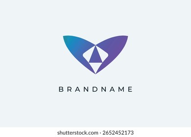 Plantilla de Vector de diseño de logotipo MV de letra moderna y creativa. Icono de VM.
