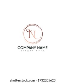 Modern creative letter N logo template, vector logo for business and company identity 