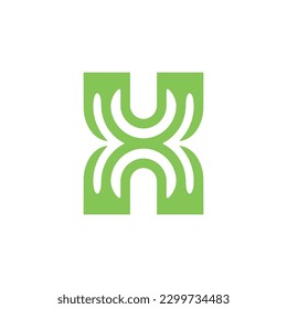 Modern creative letter X logotype Abstract business logo Creative dynamic logo