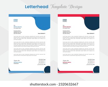 
diseño moderno de plantillas de membrete creativo para empresa de negocios