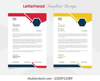 modernes kreatives Briefkopfdesign für Unternehmen