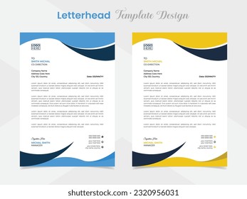 modern creative letterhead template design for your business