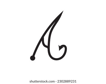Moderne kreative Buchstaben A aus Pfeilen bürsten Vektorgrafiken mit Buchstaben.
