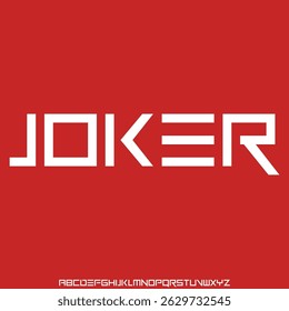 Modern creative linear sans serif display font vector