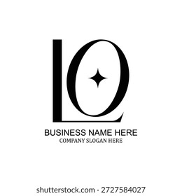 Modern creative LO logo design for business branding and digital identity