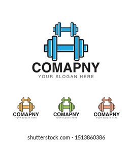 Modern and Creative Logo Design for Designer. Corporate Abstract Medical, Science,Sporting Club,Gym,Couple and Business Logo Design Template 