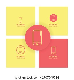Modern creative logo.vector illustration.design for web UI, mobile upp, banner, poster
