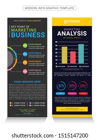 Modern & Creative Looking Info-graphic Template for Poster, Background, Flyer, Brochure, Stationary Designer. Informative and Business Related Info-graphic Elements