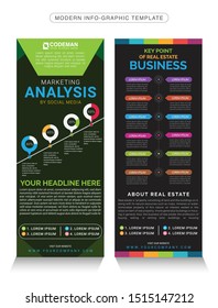 Modern & Creative Looking Info-graphic Template for Poster, Background, Flyer, Brochure, Stationary Designer. Informative and Business Related Info-graphic Elements
