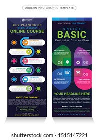 Modern & Creative Looking Info-graphic Template for Poster, Background, Flyer, Brochure, Stationary Designer. Informative and Business Related Info-graphic Elements