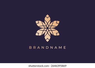 Moderno e criativo lotus bud logotipo design vetor ilustração. Luxo e elegância lotus bud símbolo. Ícone do Lotus.