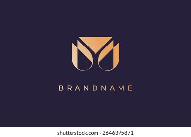 Moderno e criativo lotus bud logotipo design vetor ilustração. Luxo e elegância lotus bud símbolo. Ícone do Lotus.
