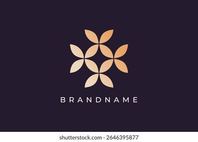 Moderno e criativo lotus bud logotipo design vetor ilustração. Luxo e elegância lotus bud símbolo. Ícone do Lotus.