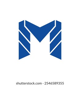 Modernes und kreatives M-Letter-Logo-Design