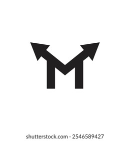 Modern and Creative M Letter Logo Design